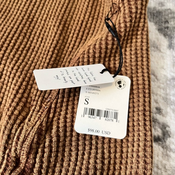 Free People One Katya Thermal Mini Dress in Cinnamon - Picture 4 of 4